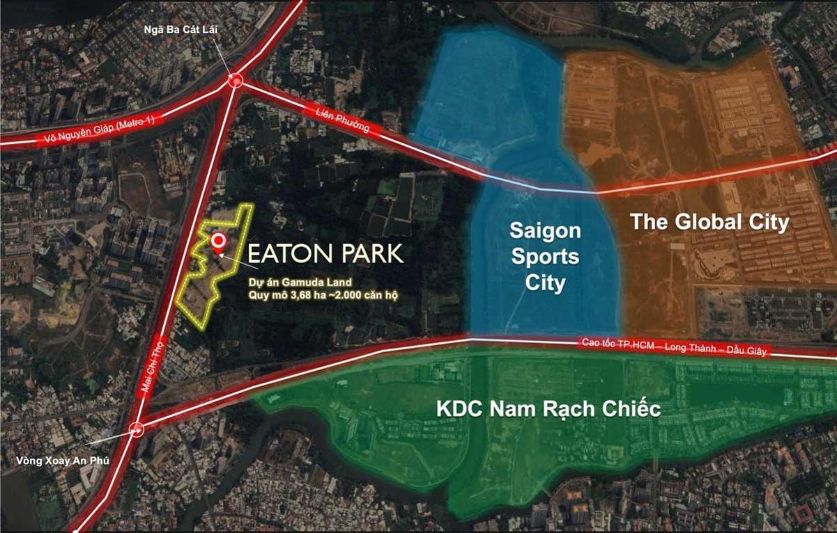 Tiện ích căn hộ Eaton Park Thủ Đức